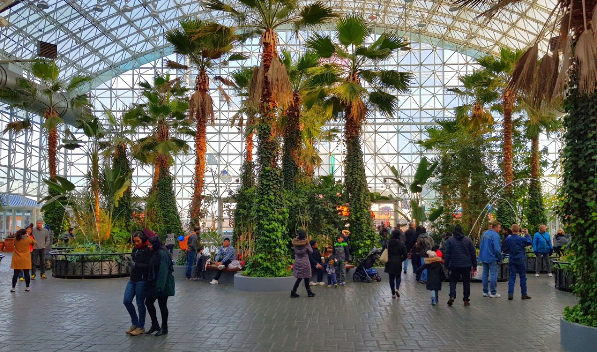 <i>Peter Griffin/Alamy</i><br/>The Crystal Gardens is pictured at Navy Pier in Chicago.
