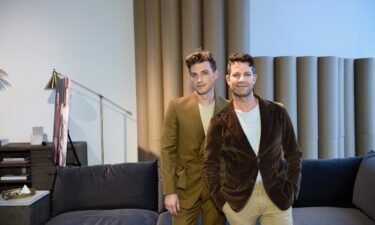 Jeremiah Brent and Nate Berkus attend Nate + Jeremiah for Living Spaces Fall 2019 Collection Media Event at Glasshouse Chelsea on September 12