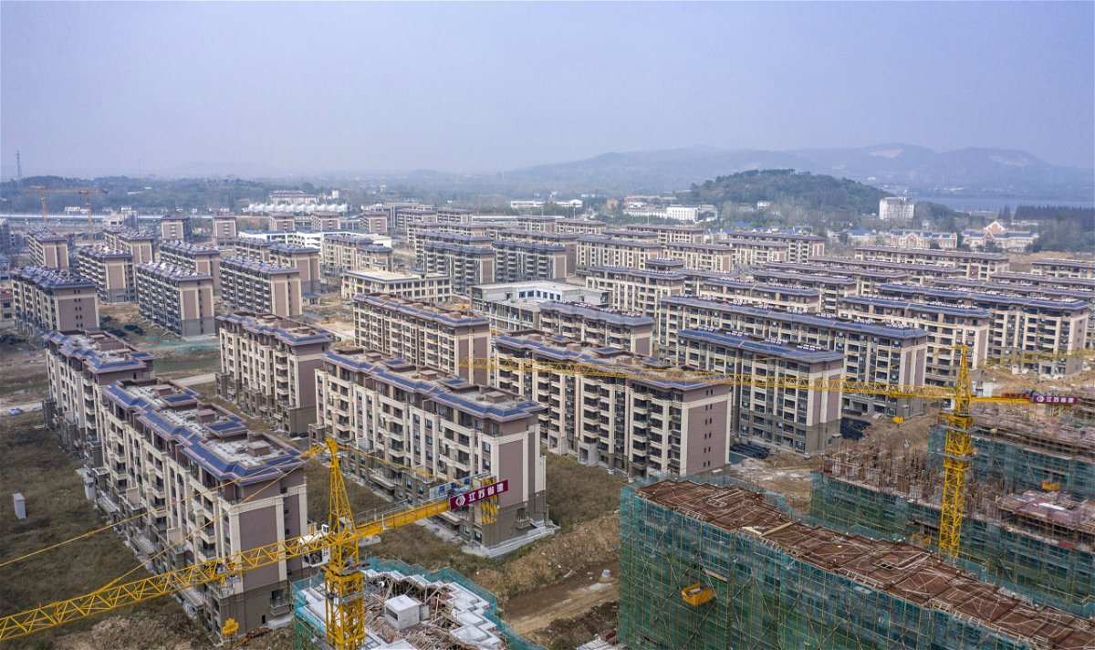 <i>Qilai Shen/Bloomberg/Getty Images</i><br/>Beijing wants property developers to pay all their debts. Pictured is China's Evergrande Group's Health Valley development in Nanjing