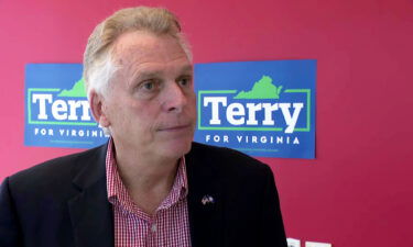 Virginia Democratic gubernatorial nominee Terry McAuliffe