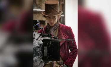 Timothée Chalamet has teased a first look at his portrayal of iconic candy man Willy Wonka in the upcoming film "Wonka."