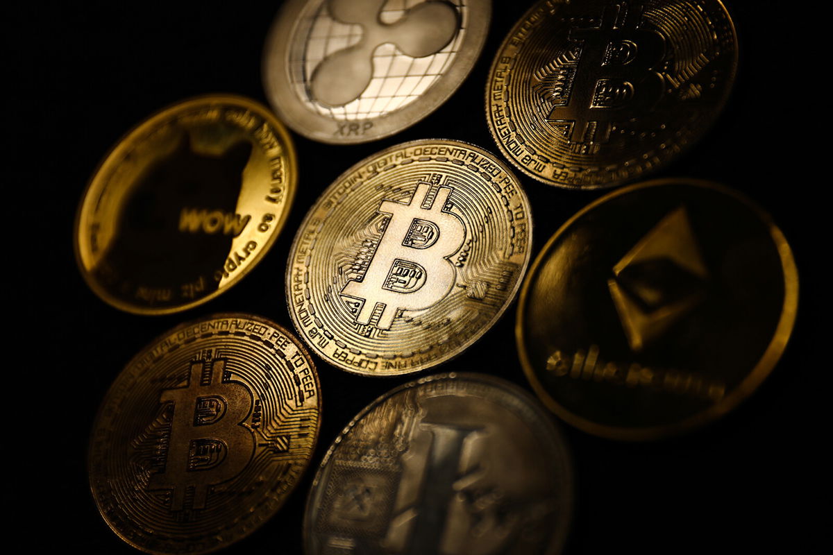 <i>Jakub Porzycki/NurPhoto/Getty Images</i><br/>The price of Bitcoin spiked nearly 10% Wednesday morning to around $55