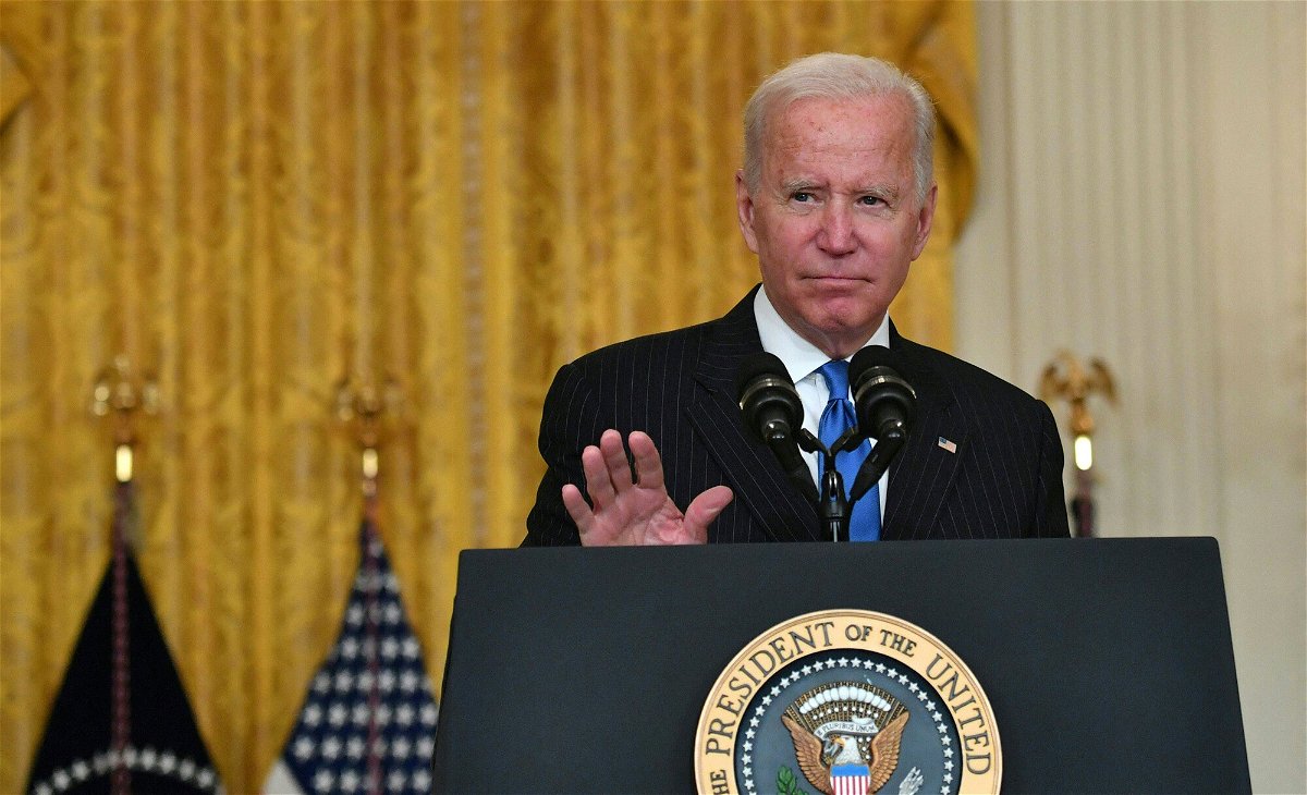 <i>Nicholas Kamm/AFP/Getty Images</i><br/>President Joe Biden