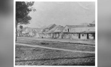 A view of Market Street in San Jose's Chinatown in 1887.