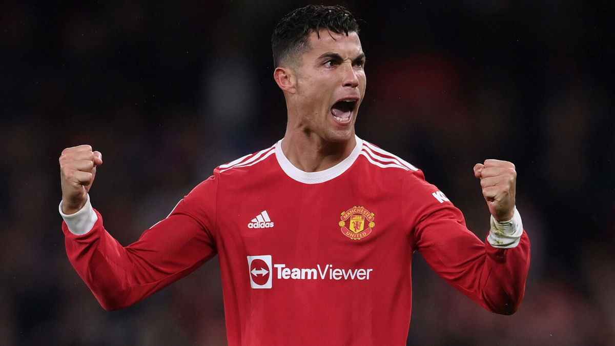 <i>Laurence Griffiths/Getty Images</i><br/>Match of the Day presenter Gary Lineker said on his podcast that Manchester United signed Cristiano Ronaldo in his garden. Ronaldo is shown here celebrating his side's victory against Villarreal.