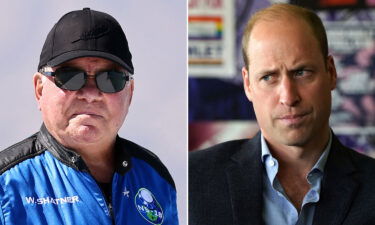 William Shatner (L) is firing a rhetorical rocket back at Prince William (R) after the future king criticized space tourism.