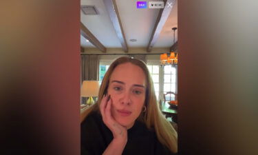 Adele participated in an Instagram Live on October 9.