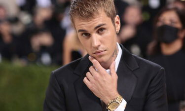 Justin Bieber has entered into a partnership with the company Palms to sell a limited edition line of cannabis. Bieber is shown here at The 2021 Met Gala Celebrating In America: A Lexicon Of Fashion at Metropolitan Museum of Art on September 13