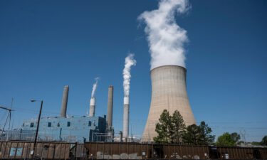The United States is among G20 countries falling short of keeping their climate promises. Pictured is a coal-fired power plant in Adamsville
