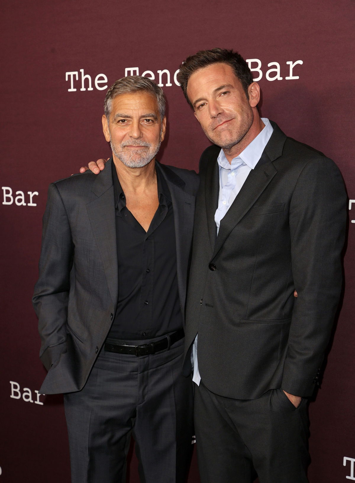 <i>Kevin Winter/Getty Images</i><br/>George Clooney (L) and Ben Affleck (R) at the premiere of their film 