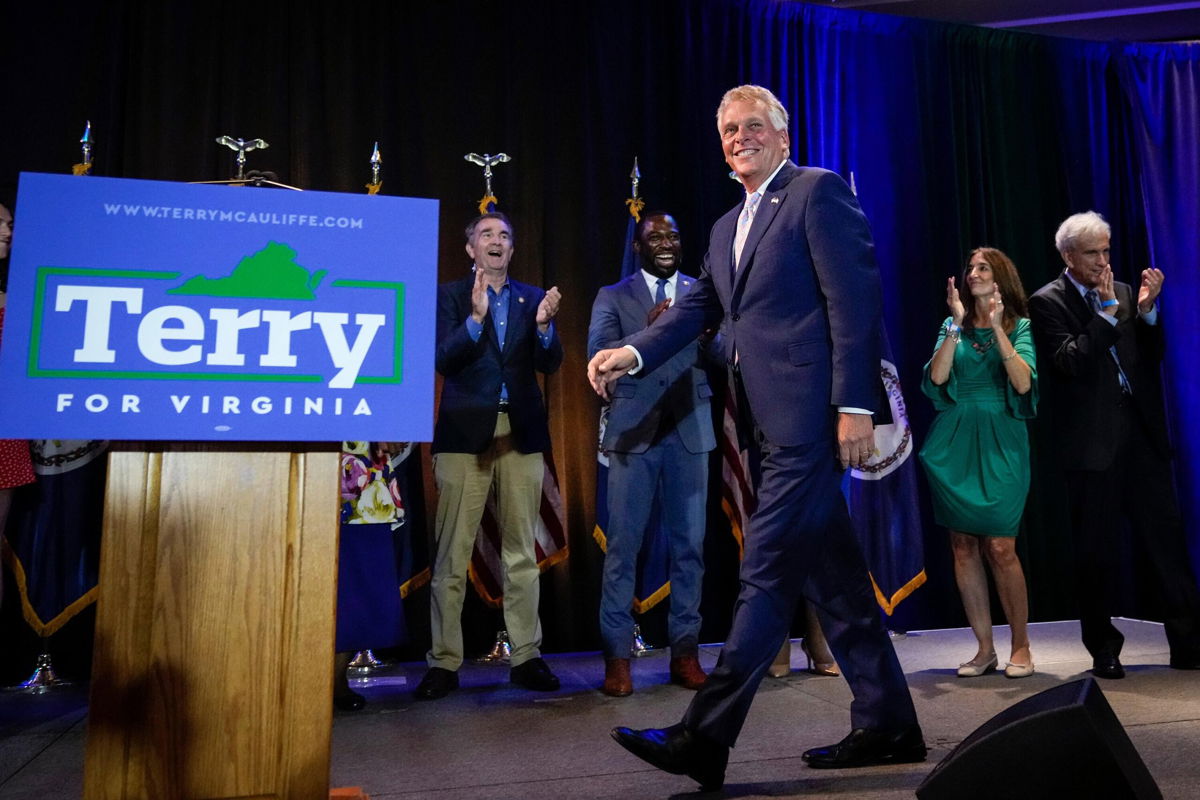 <i>Drew Angerer/Getty Images</i><br/>Terry McAuliffe won a majority of Black voters when he became governor of Virginia. As he vies for a second term he wants to do it again. McAuliffe is shown here on June 8