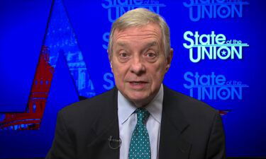 Senate Majority Whip Dick Durbin projected confidence that the Democratic majority in the Senate will not let the United States government run out of money October 18