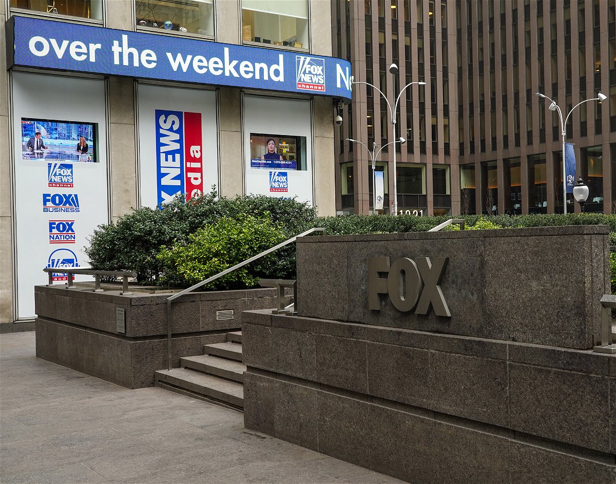 <i>Leonard Zhukovsky/Shutterstock</i><br/>Rupert Murdoch and Roger Ailes launched Fox News 25 years ago Thursday. A Fox News sign at the News Corporation headquarters building is shown here in New York City on March 25