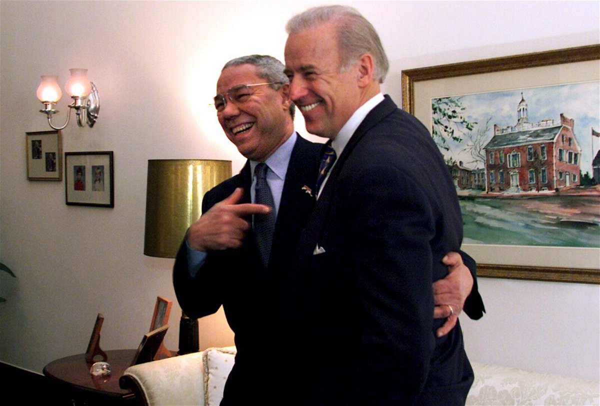 <i>Paul Hosefros/The New York Times/Redux</i><br/>Colin Powell and Joe Biden were friends for decades. Then Secretary of State-designate Colin Powell