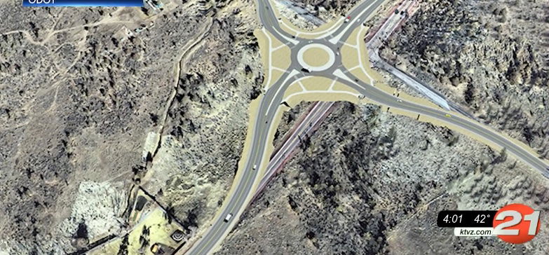 Highway 20 Ward/Hamby Roads roundabout project