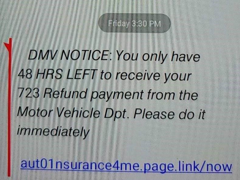 Text scam targets Oregon DMV customers