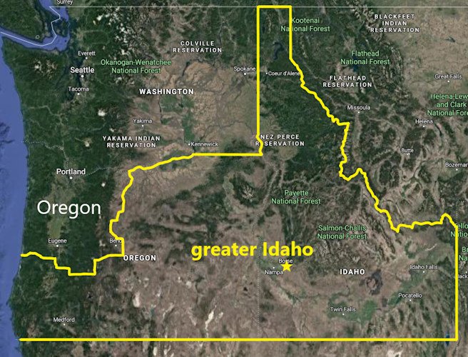 Voters in eight Oregon counties have directed their county officials to discuss joining 'Greater Idaho'