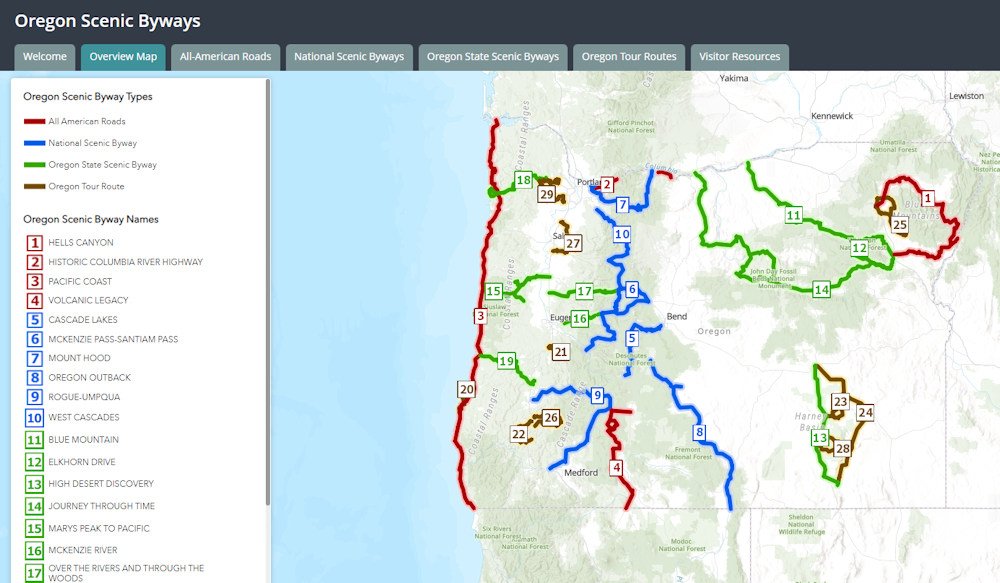 Interactive 'story map' helps Oregon travelers decide on what special routes to explore