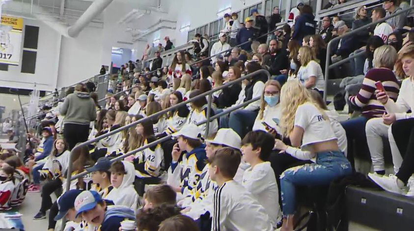 <i>KDKA</i><br/>A sold-out crowd turned out to show support for Mars' female goalie after a video surfaced showing Armstrong High School students chanting vulgar and sexist remarks at her during a game.