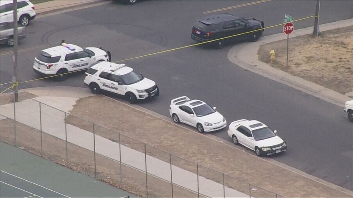 <i>KCNC</i><br/>Six teenagers were wounded in a shooting involving multiple suspects at a small park close to a high school in Aurora