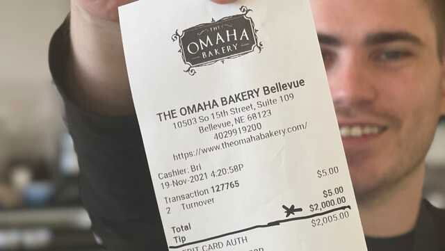 <i>KETV</i><br/>A customer at The Omaha Bakery in Bellevue ordered two turnovers