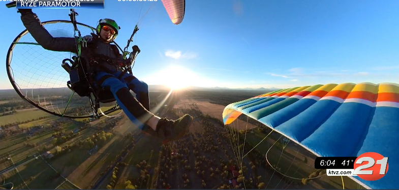 Paramotoring, a growing outdoor sport, brings noise issues for some Central Oregonians
