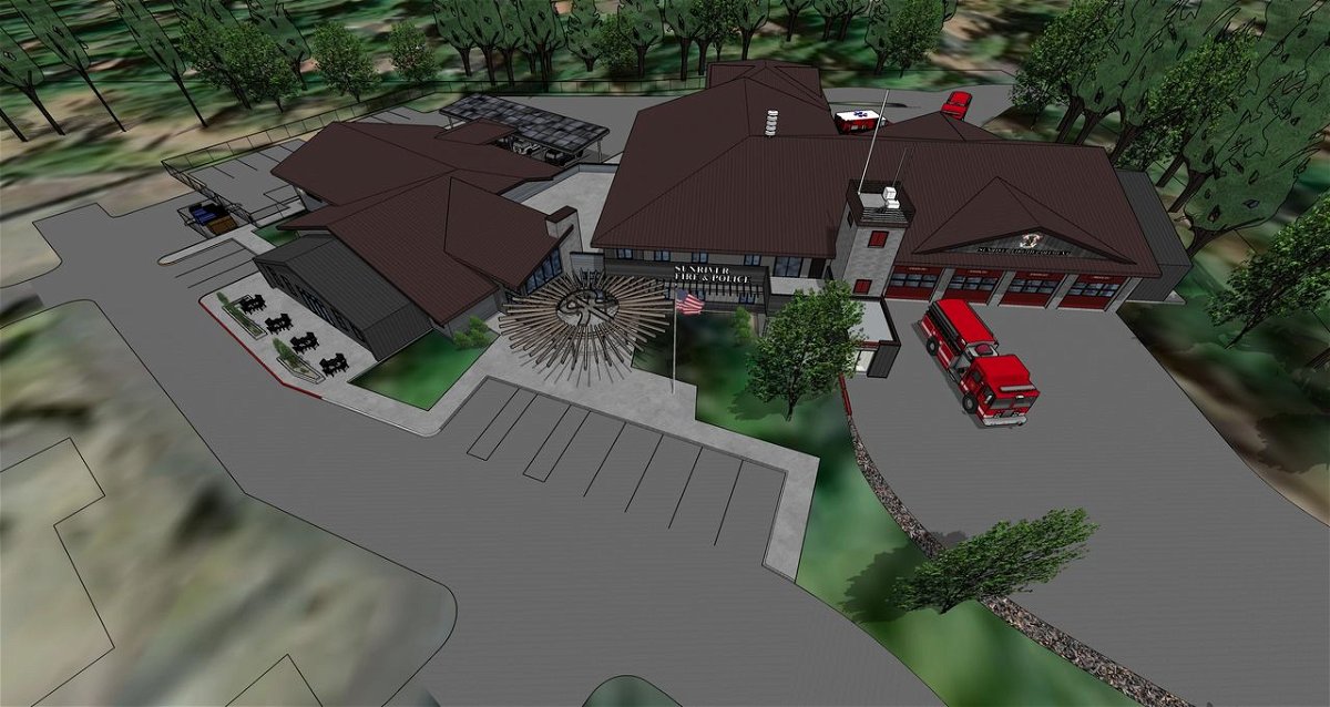 Rendering of proposed Sunriver Public Safety Building