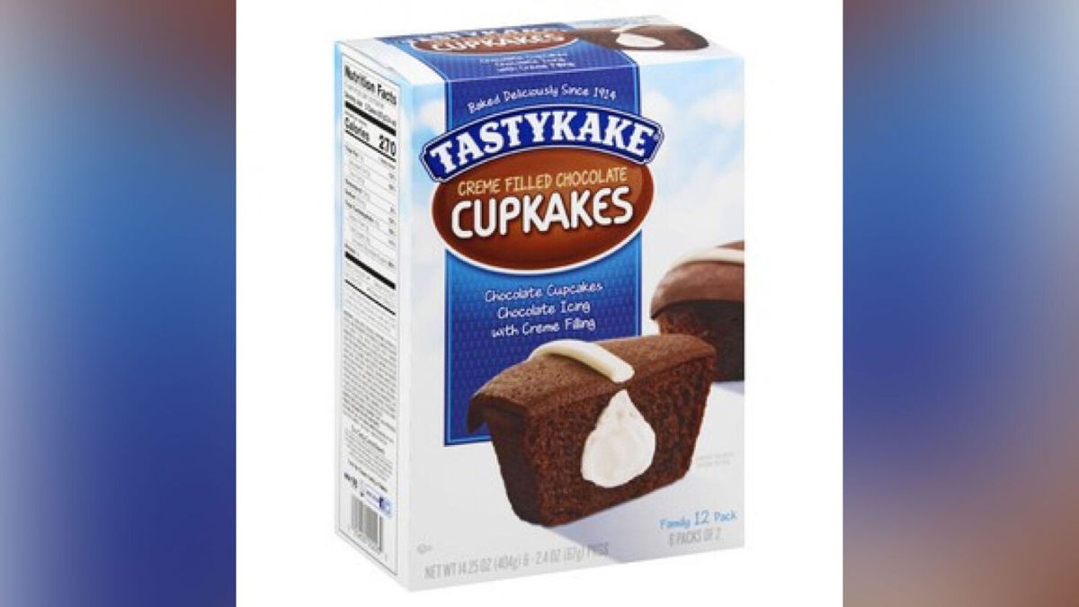 <i>US Food and Drug Administration</i><br/>Tastykake cupcakes sold by US retailers including Target and Walmart are being recalled over concerns they might contain tiny fragments of metal mesh wire.