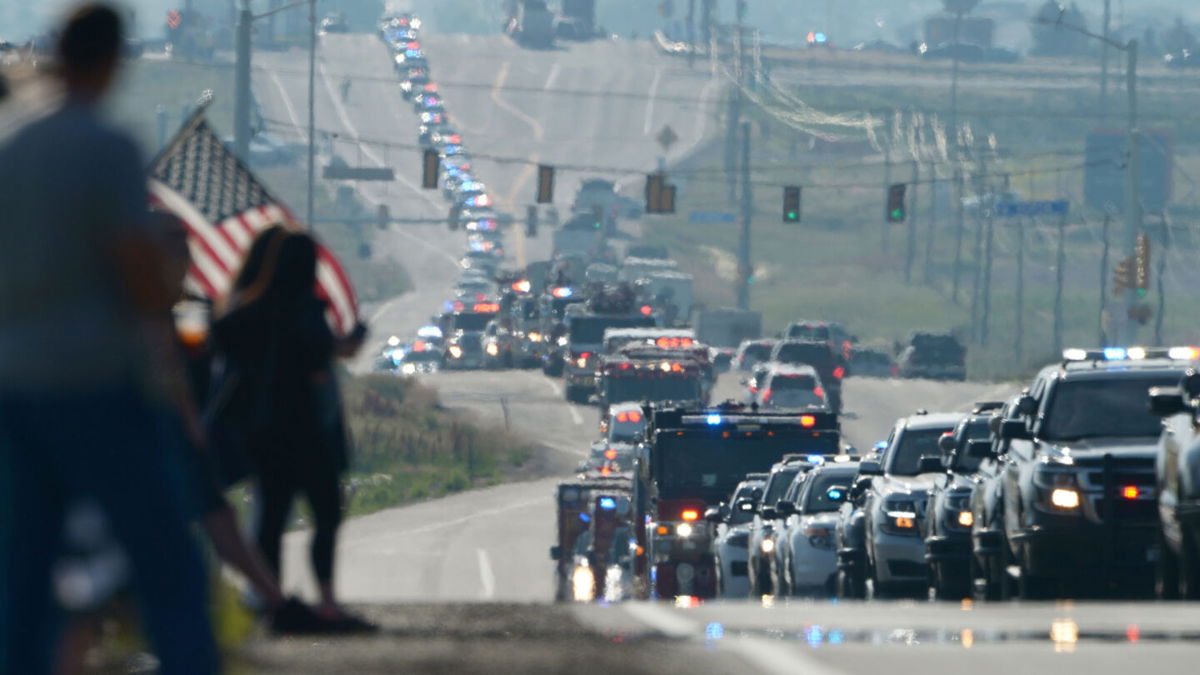 <i>Hyoung Chang/MediaNews Group/The Denver Post via Getty Images</i><br/>The police killing of a Colorado man praised as a hero for preventing a mass shooting earlier this year illustrates how laws that allow the concealed or open carry of guns in public complicate police response to shootings.