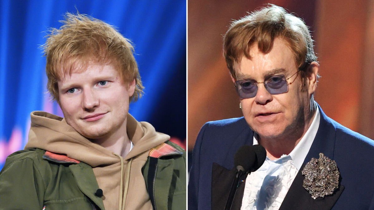 <i>IBL/Shutterstock/Getty Images</i><br/>Ed Sheeran and Elton John are releasing a Christmas duet for charity.