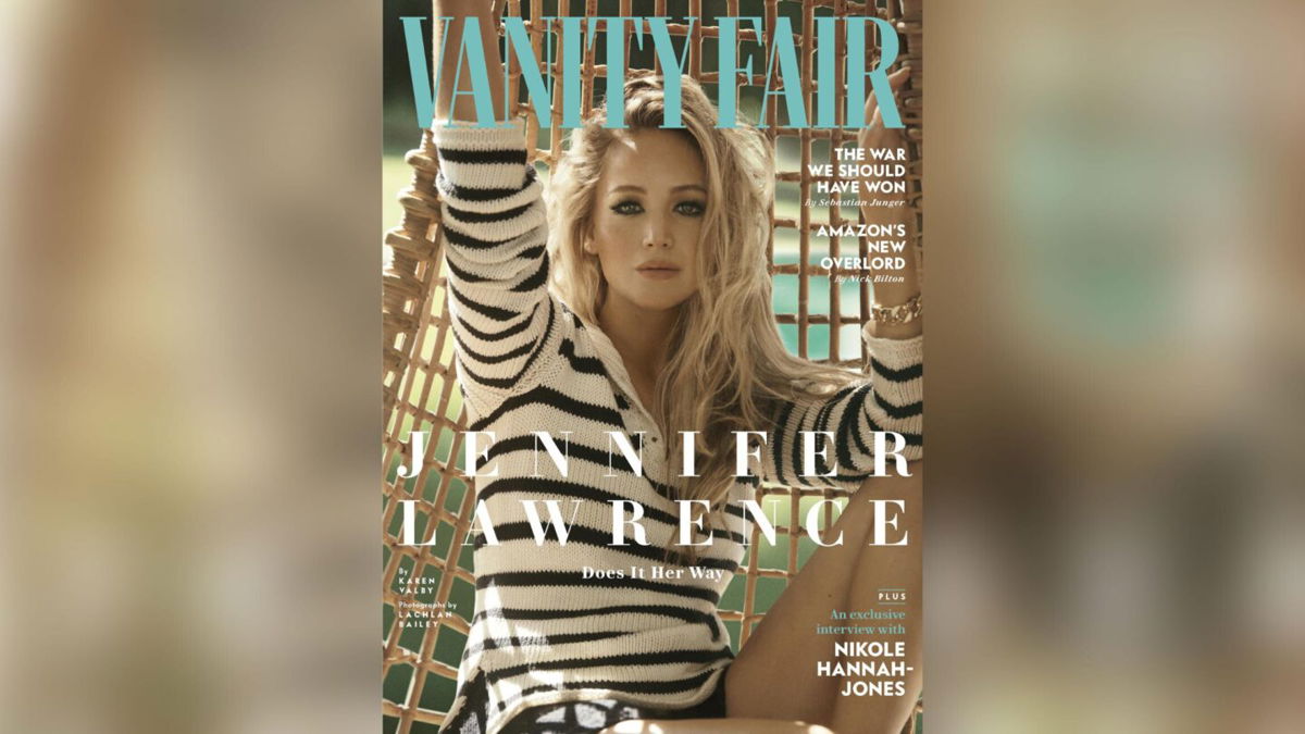<i>Lachlan Bailey/Vanity Fair</i><br/>Jennifer Lawrence is the cover star for Vanity Fair magazine's December issue.