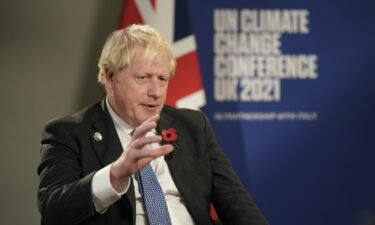 CNN interviewed the British Prime Minister on the sidelines of the COP26 summit in Glasgow.
