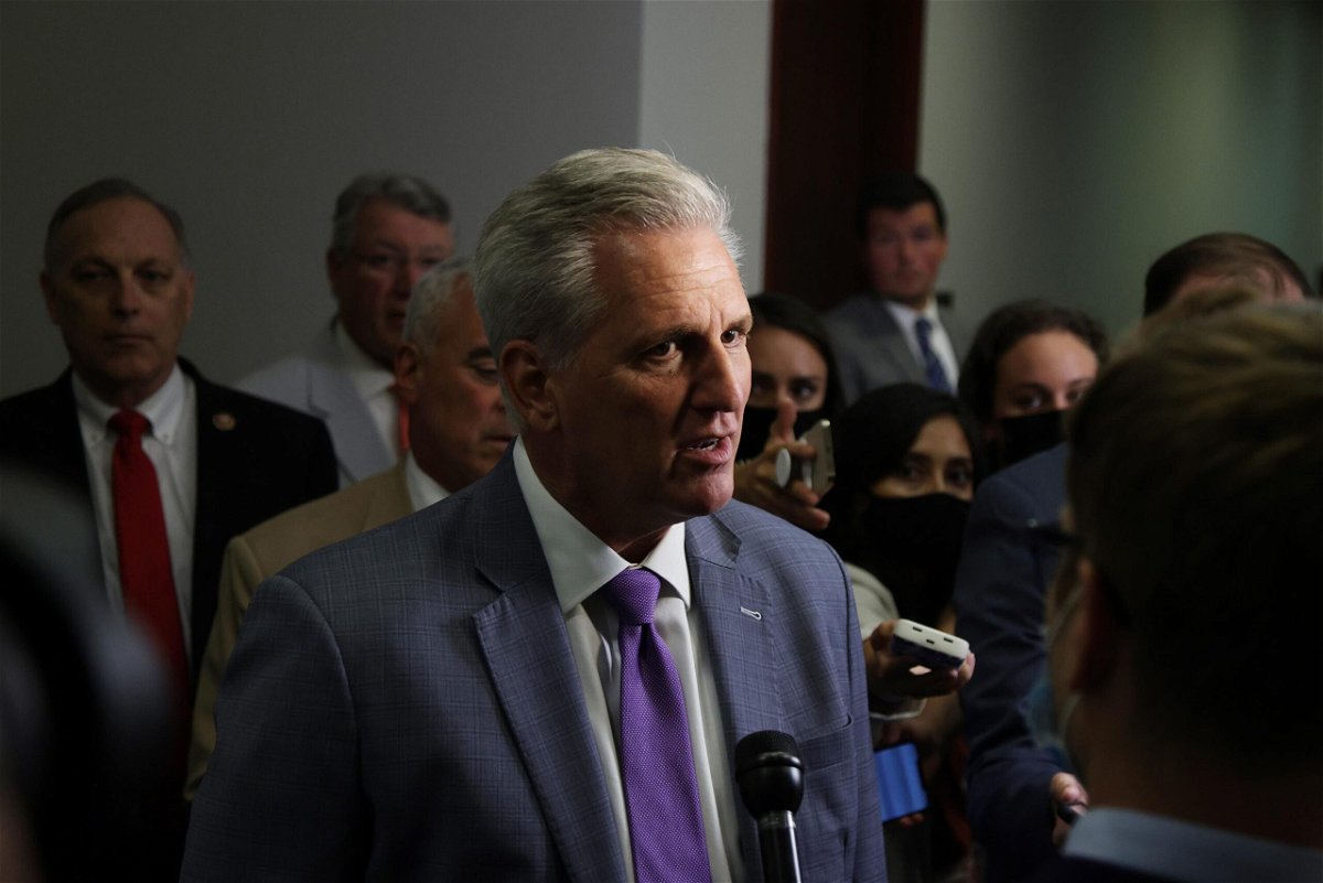 <i>Alex Wong/Getty Images</i><br/>House Minority Leader Kevin McCarthy said Thursday that he would reinstate Reps. Paul Gosar of Arizona and Marjorie Taylor Greene of Georgia on committees -- potentially even 
