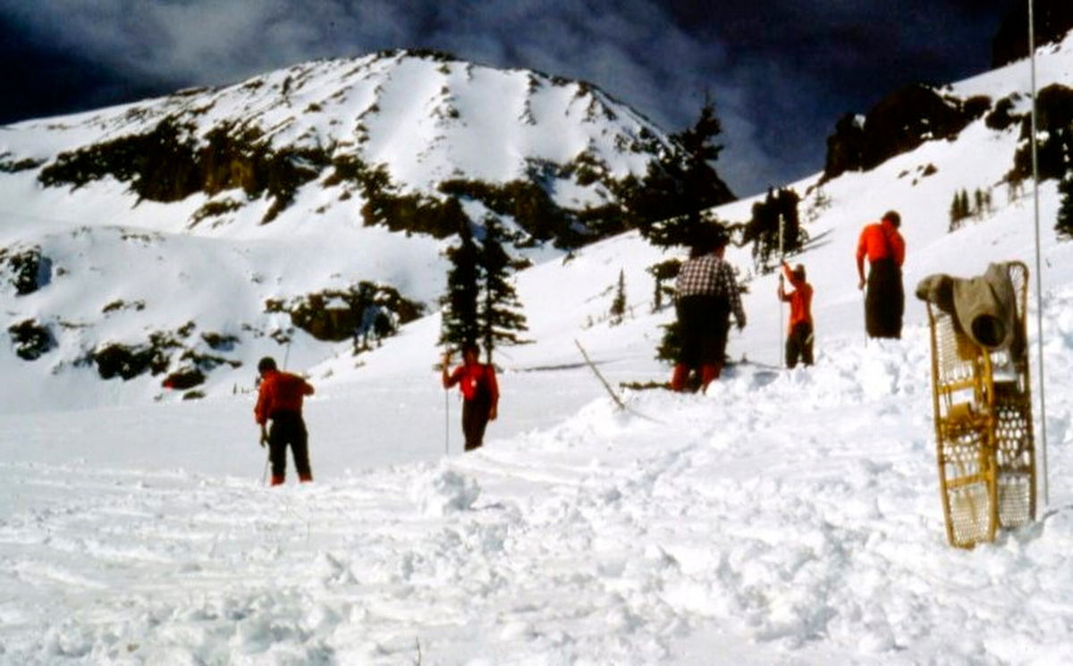 <i>Rocky Mountain National Park/AP</i><br/>This photo released by Rocky Mountain National Park shows teams searching for Rudi Moder on February 20