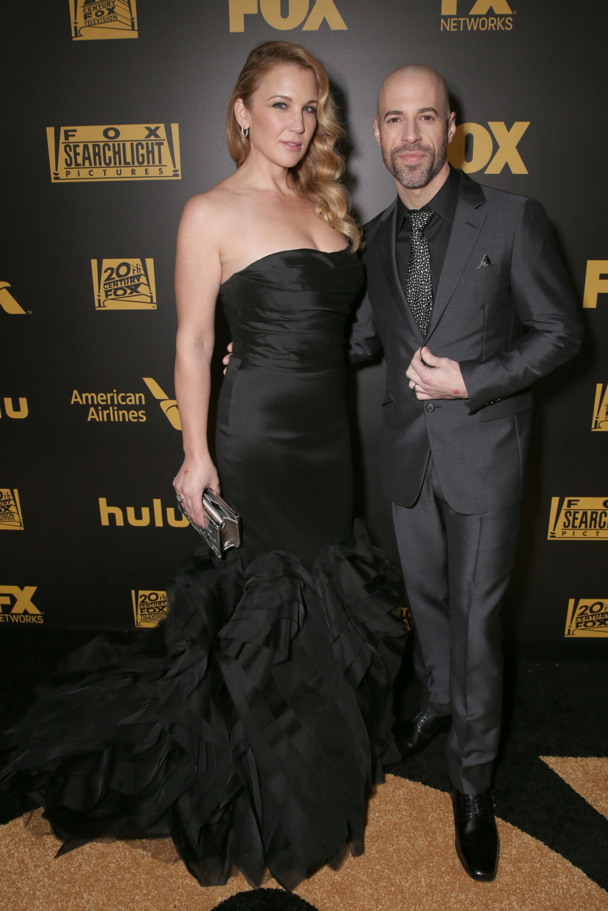 <i>Todd Williamson/Getty Images</i><br/>Deanna Daughtry is denying that she and her husband Chris Daughtry are fueling about their adult daughter's death. Deanna Daughtry and Chris Daughtry are shown here at an event in 2016.