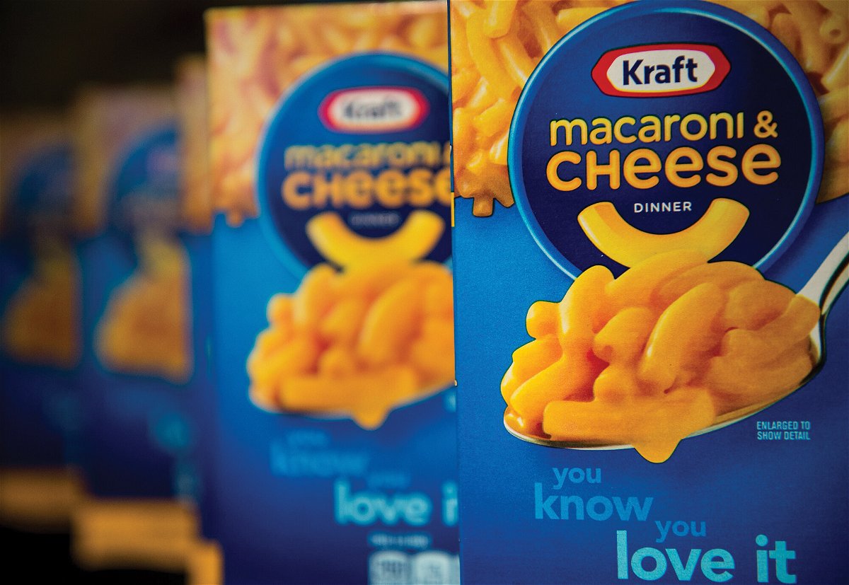 <i>Nicholas Kamm/AFP/Getty Images</i><br/>Kraft's macaroni and cheese products are getting up to 20% more expensive for retailers.
