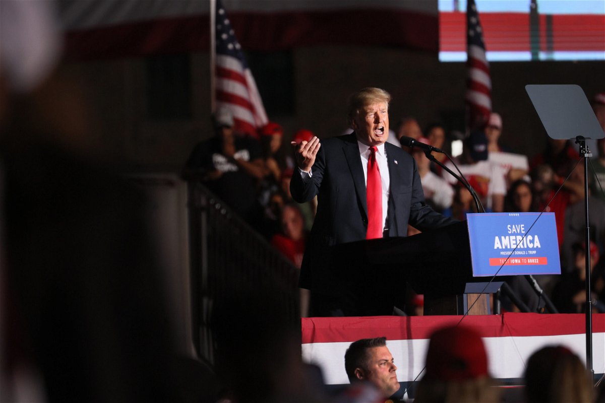 <i>Scott Olson/Getty Images</i><br/>Former President Donald Trump