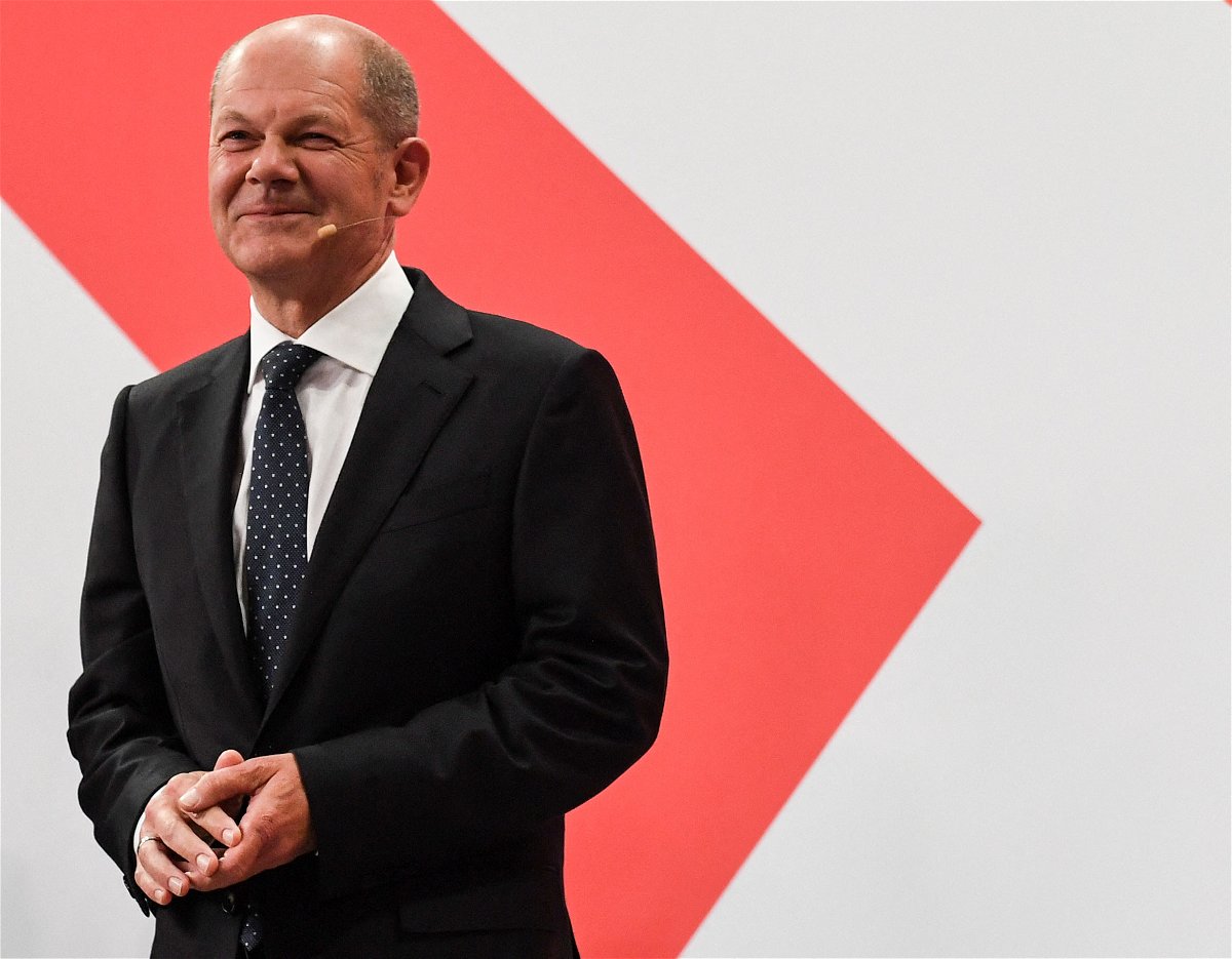 <i>Christof Stache/AFP/Getty Images</i><br/>Olaf Scholz is expected to take the helm of a new 