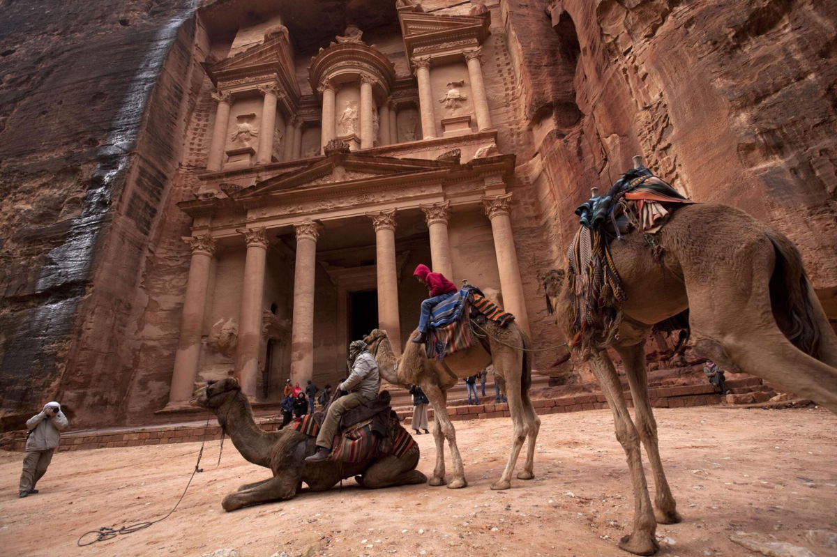 <i>MENAHEM KAHANA/AFP/AFP via Getty Images</i><br/>Petra's ancient Treasury established it as the capital city of the Nabataeans. Jordan's visitor numbers have fallen sharply in recent years.