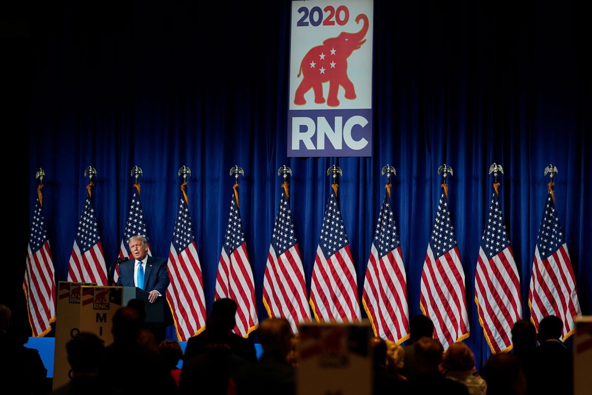 <i>Chris Carlson/AP Photo/Bloomberg/Getty Images</i><br/>The Republican National Committee is paying some of former President Donald Trump's legal bills