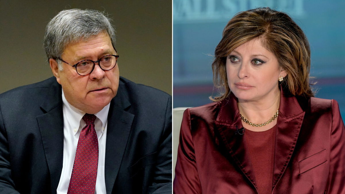 <i>Getty Images</i><br/>Former attorney general Bill Barr says Fox News host Maria Bartiromo called him up 