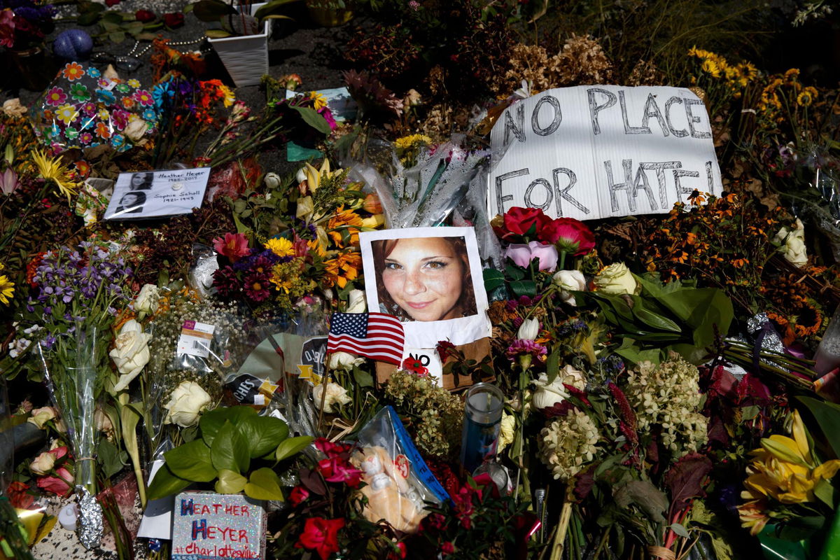 <i>Evan Vucci/AP</i><br/>Heather Heyer was killed and dozens were injured when James Alex Fields Jr. drove a car into a crowd of counterprotesters to the rally in Charlottesville