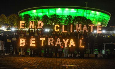 A group of young climate activists delivered a sharp rebuke to delegates at the COP26 climate summit