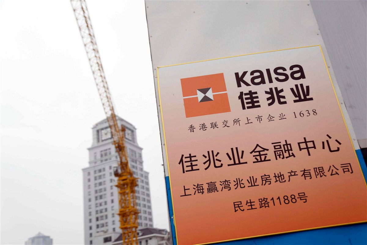<i>Bai kelin/Imaginechina/AP</i><br/>Shares of Kaisa Group