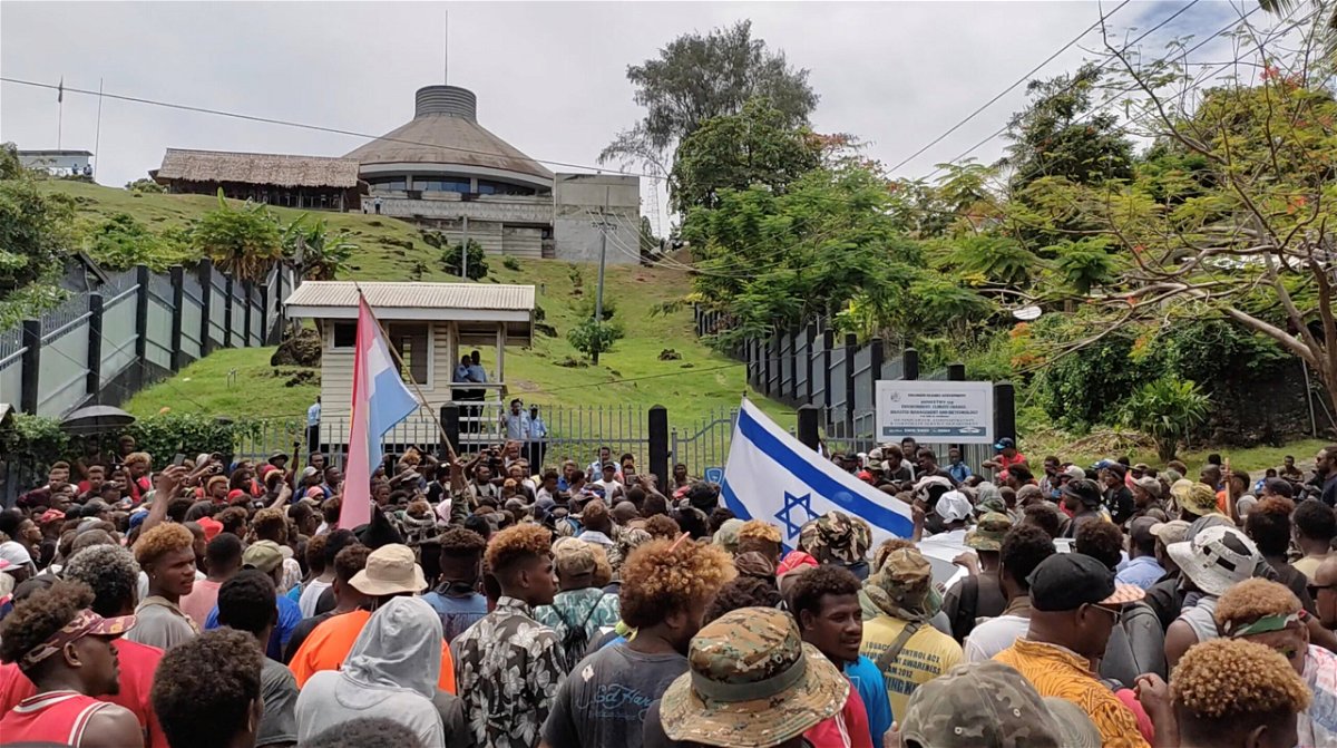 <i>Georgina Kekea via Reuters</i><br/>The Solomon Islands imposed a 36-hour lockdown in the capital