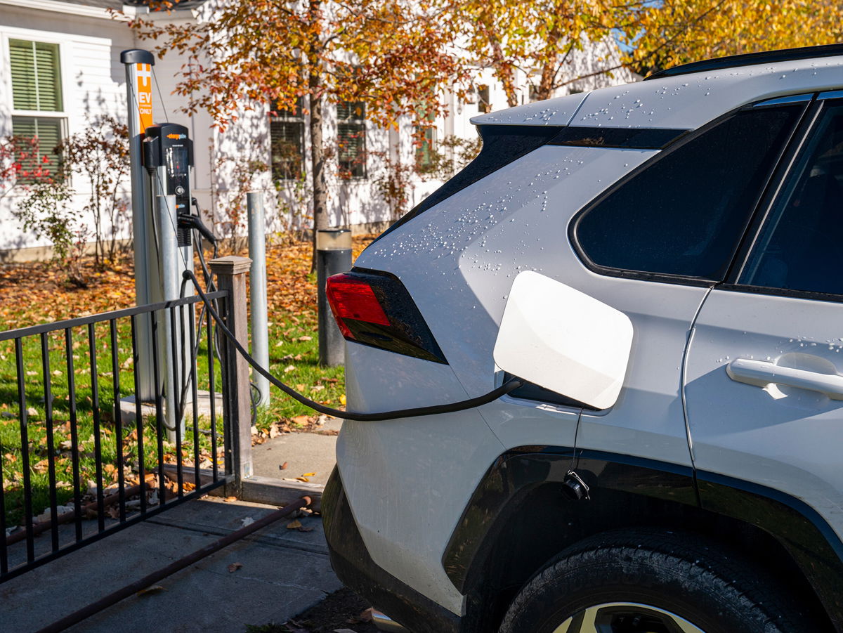 <i>Robert Nickelsberg/Getty Images</i><br/>The Biden administration's goal is to increase the number of charging stations in the US to 500
