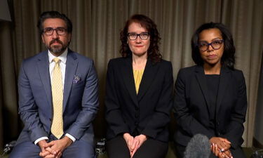 The prosecution team in the trial of three men who killed Ahmaud Arbery included (L-R) Paul Camarillo