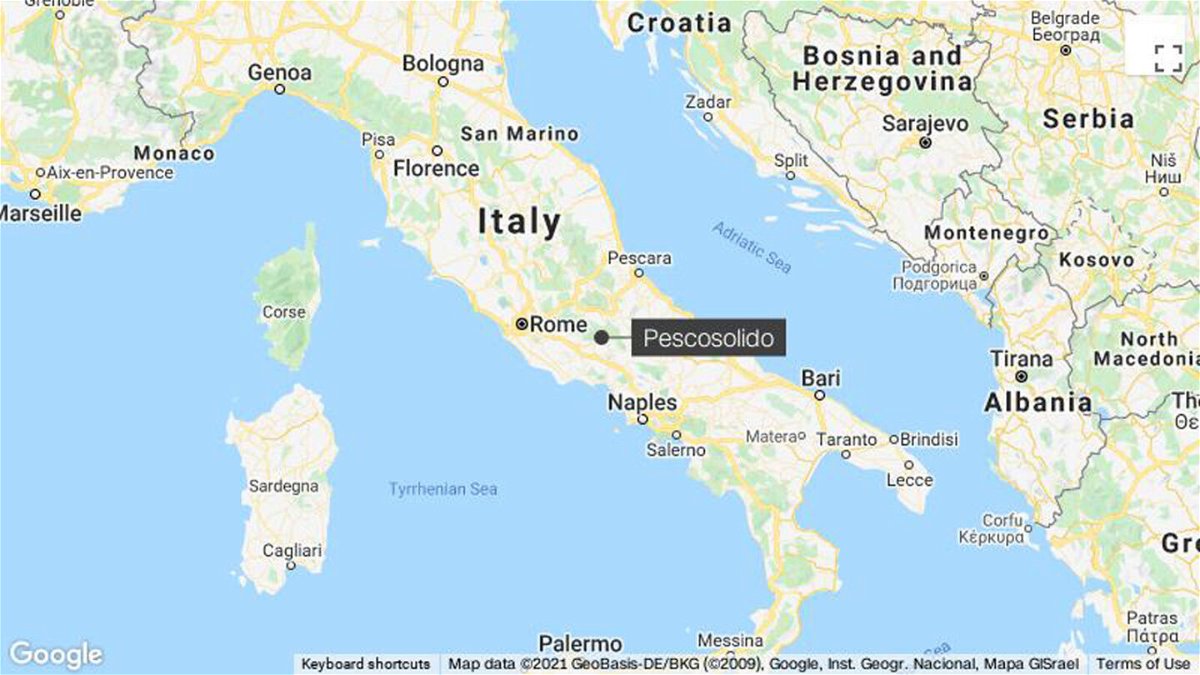 <i>Google Maps</i><br/>A couple in central Italy who thought they were being burgled were instead shocked to find an endangered brown bear on their