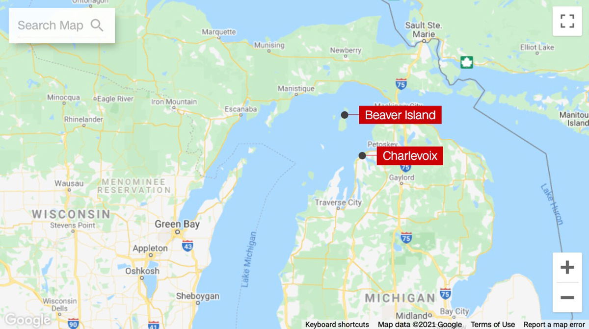 <i>Google Maps</i><br/>An 11-year-old girl is the sole survivor of a plane crash in Michigan that killed four adults Saturday.