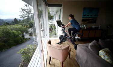 Peloton reported late Thursday that sales of its stationary bikes and treads